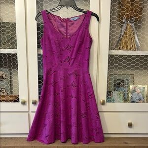 Nanette Lepore Purple Lace Dress